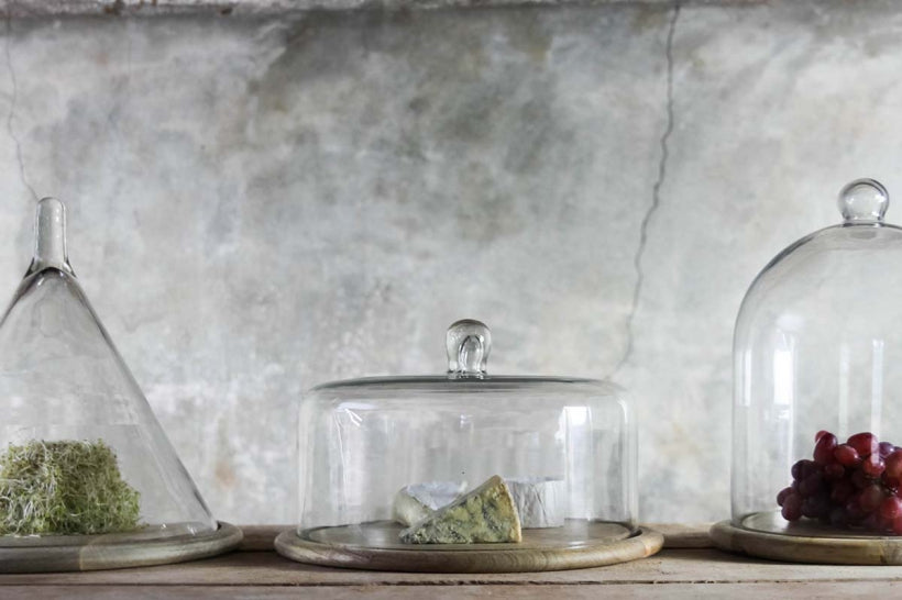 Recycled Glass Cake Dome - Stable Home Garden