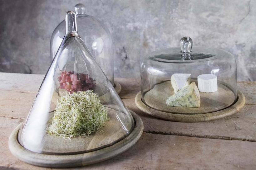 Recycled Glass Cake Dome - Stable Home Garden