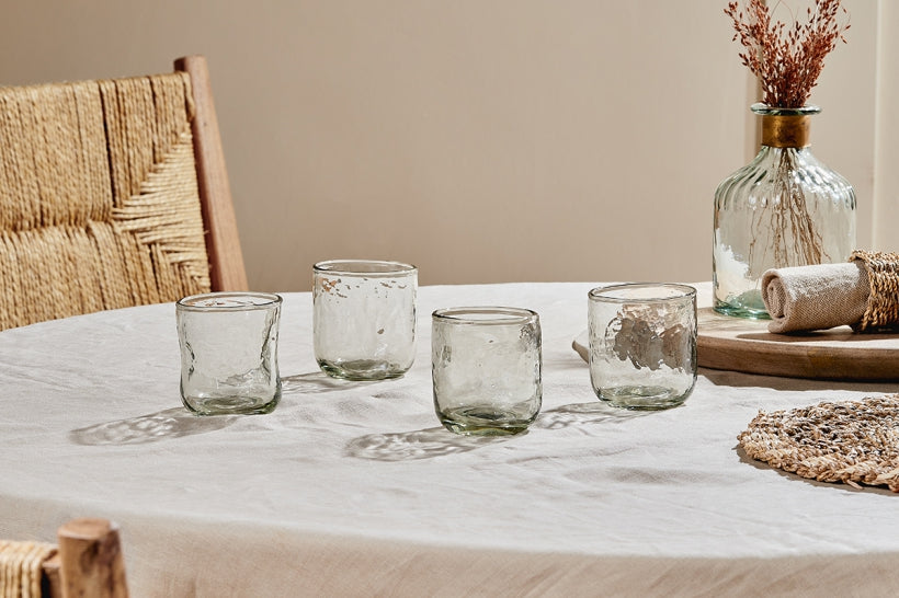 Chandani Tumbler Short - Clear - Set of 4 - Stable Home Garden