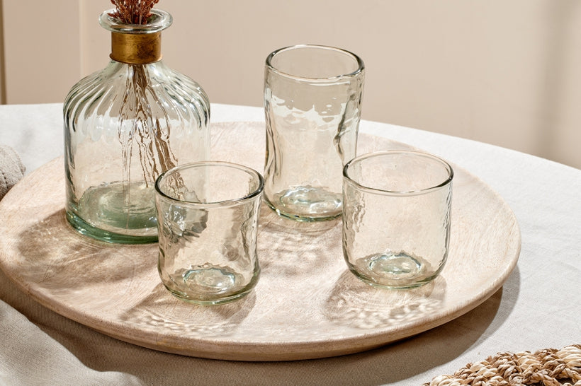 Chandani Tumbler Short - Clear - Set of 4 - Stable Home Garden
