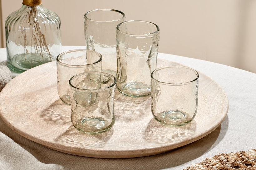 Chandani Tumbler Tall - Clear - Set of 4 - Stable Home Garden