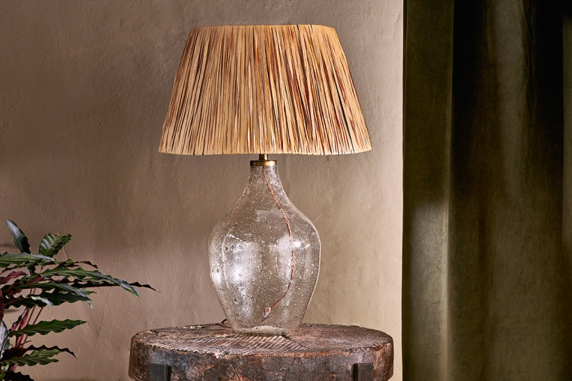 Damini Recycled Glass Table Lamp - Stable Home Garden