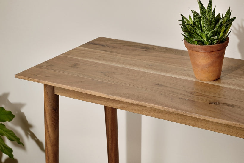 Erabar Acacia & Cane Console Table - Stable Home Garden