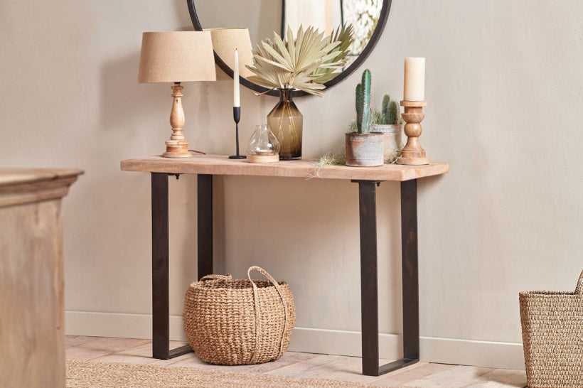 Kiri Mango Wood Console Table