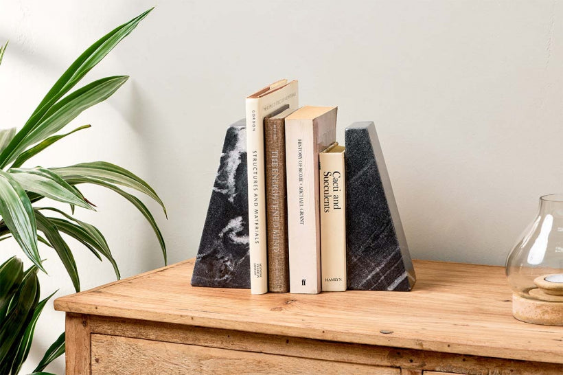 Juda Marble Bookends