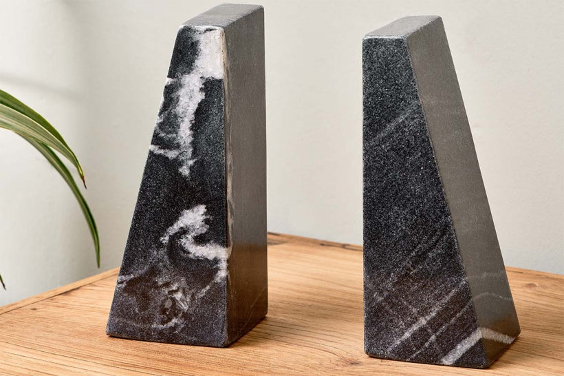 Juda Marble Bookends - Stable Home Garden