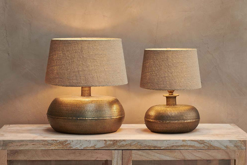 Lumbu Lamp - Antique Brass - Stable Home Garden