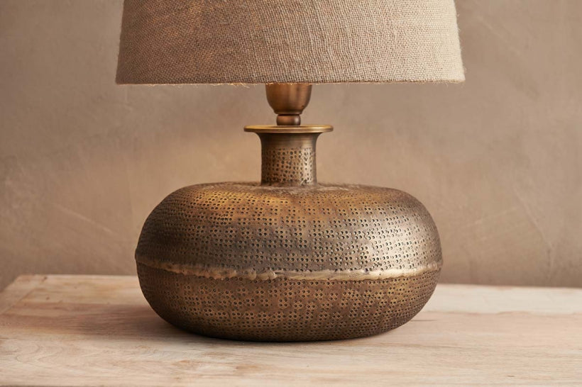 Lumbu Lamp - Antique Brass - Stable Home Garden