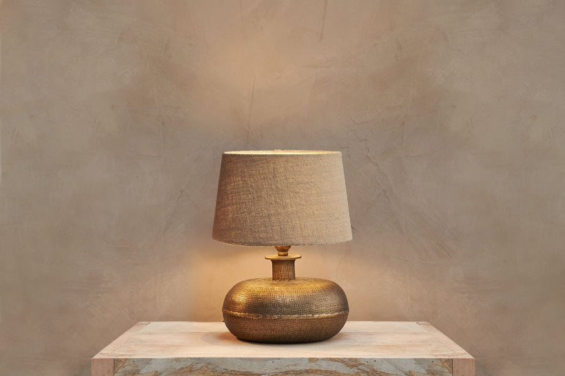 Lumbu Lamp - Antique Brass