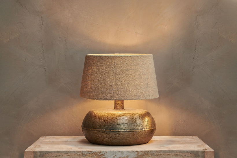 Lumbu Lamp - Antique Brass