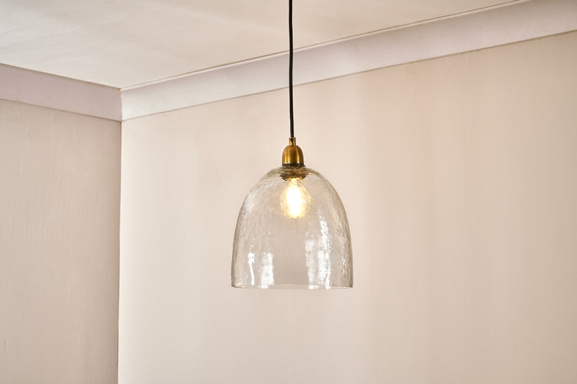 Malikka Easy Fit Recycled Glass Shade - Clear - Stable Home Garden