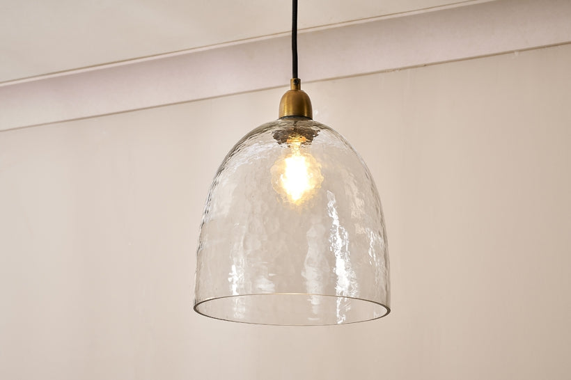 Malikka Easy Fit Recycled Glass Shade - Clear - Stable Home Garden