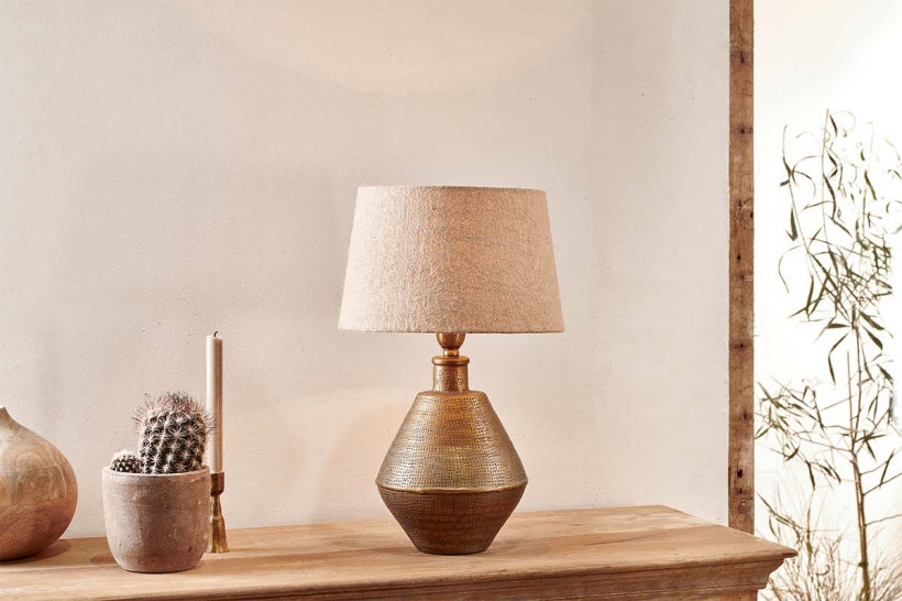 Nalgonda Lamp - Antique Brass - Small - Stable Home Garden