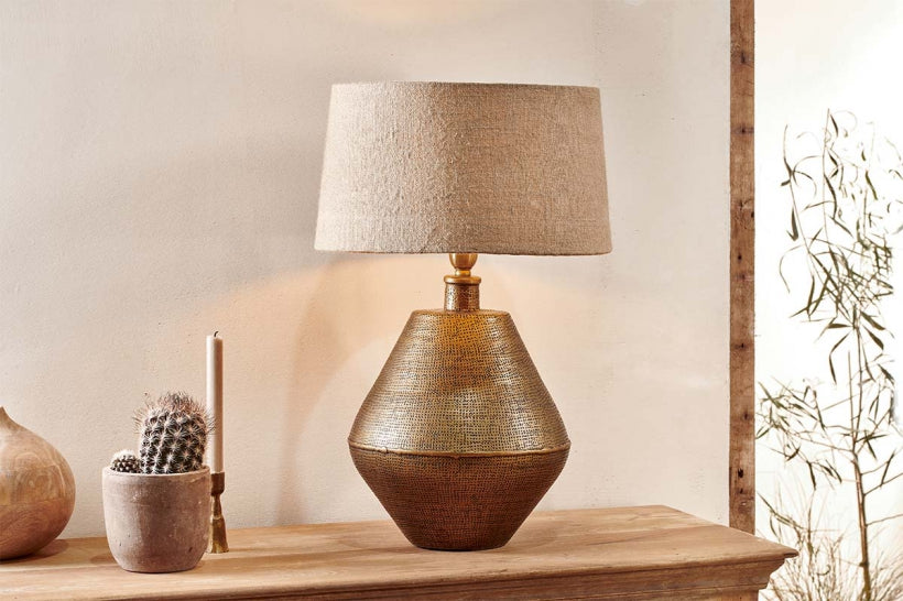 Nalgonda Lamp - Antique Brass - Large - Stable Home Garden