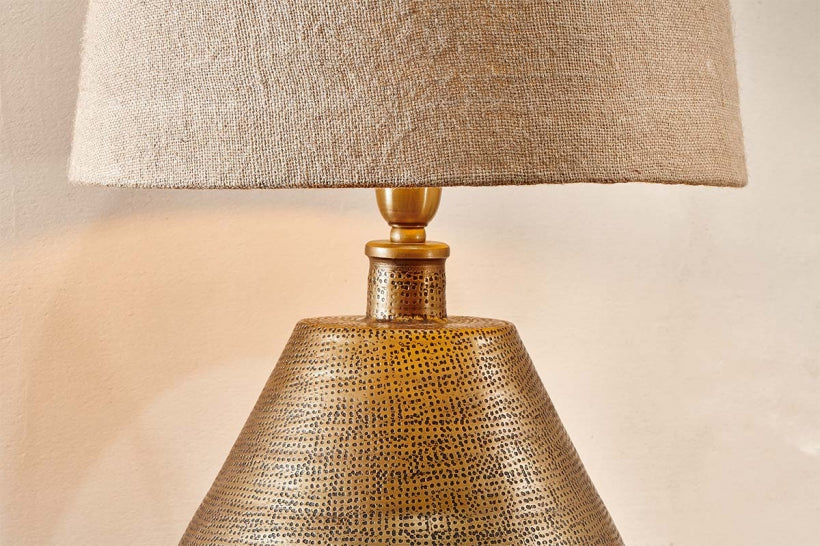 Nalgonda Lamp - Antique Brass - Large - Stable Home Garden
