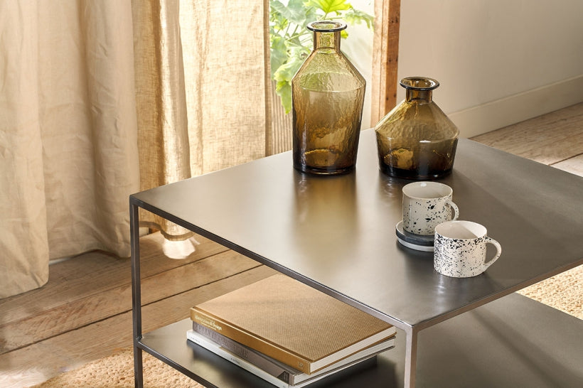 Takua Iron Coffee Table - Stable Home Garden