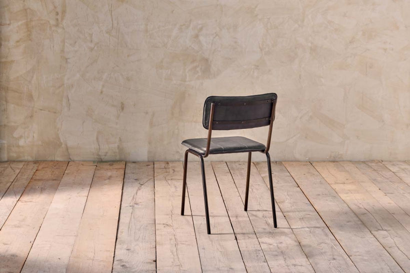 Ukari Dining Chair - Aged Black - Stable Home Garden