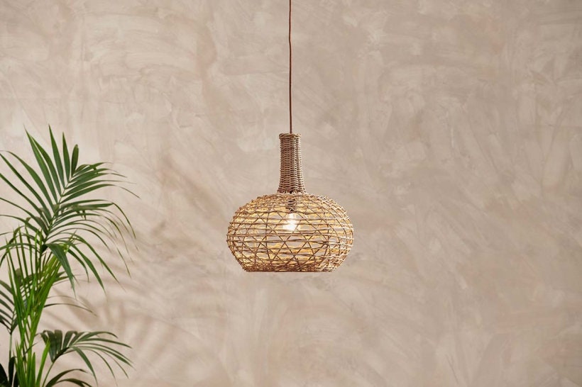 Beru Rattan Lampshade - Conical - Stable Home Garden