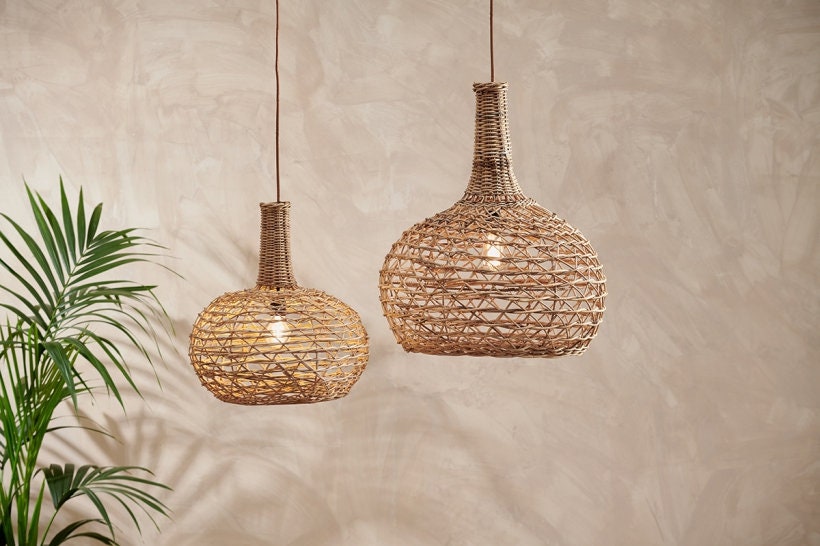 Beru Rattan Lampshade - Conical - Stable Home Garden