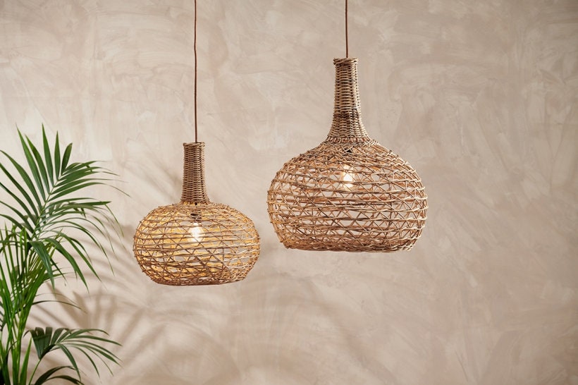 Beru Rattan Lampshade - Conical