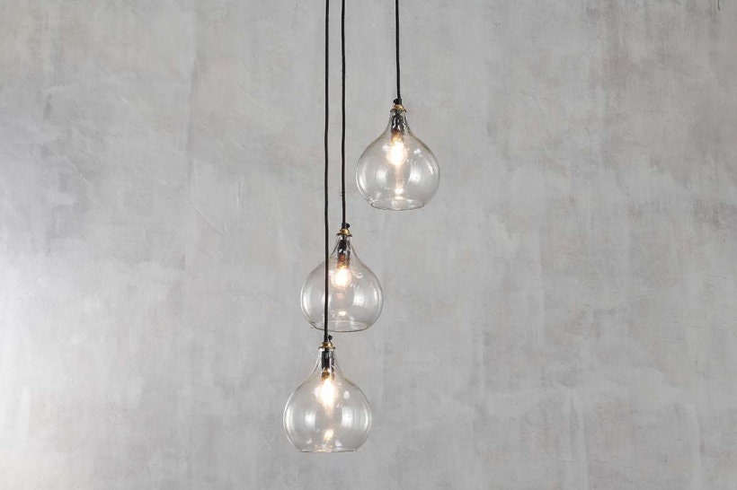 Ziva Cluster Pendant - Clear