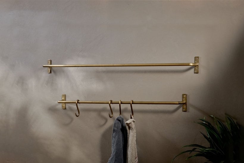 Laila Brass Hanging Rail